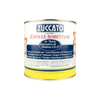 Cipolline Borettane in Aceto Balsamico Zuccato - 2500 g