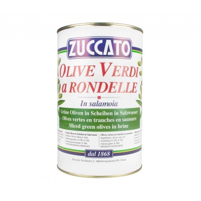 Olive Verdi a Rondelle Zuccato - 4100 g
