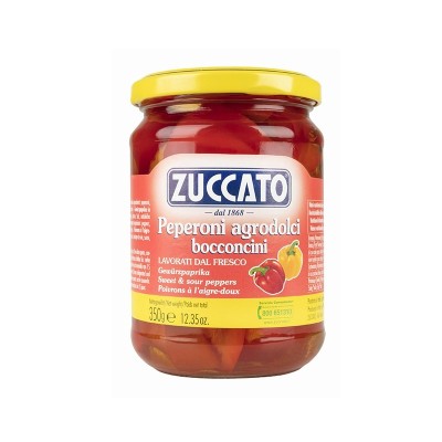 Peperoni Agrodolci a Bocconcino Zuccato - 350 g