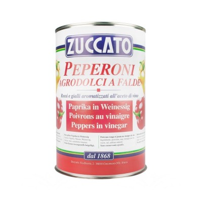 Peperoni Agrodolci a Falde Zuccato - 4000 g