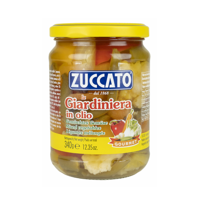 La Giardiniera Gourmet in Olio Zuccato - 340 g