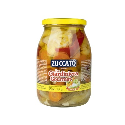 La Giardiniera Gourmet in Olio Zuccato - 950 g