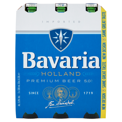 Birra  Premium  Bavaria - 3 x 33 cl
