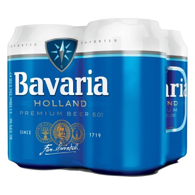 Birra Premium in Lattina Bavaria - 4 x 33 CL