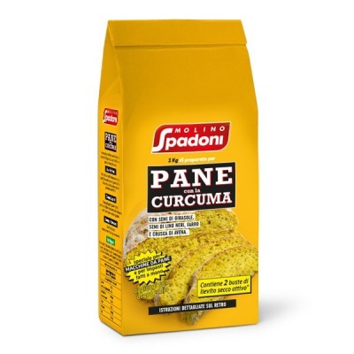 Preparato per Pane con la Curcuma Molino Spadoni - 1000 g