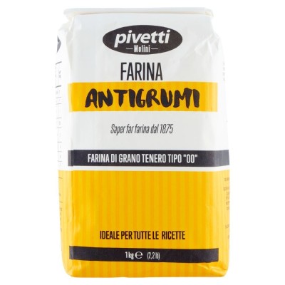 Farina di Grano Tenero Tipo 00 Antigrumi Molino Pivetti - 1000 g
