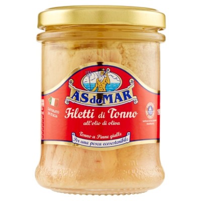 Filetti di Tonno in Olio di Oliva AsdoMar - 190 g
