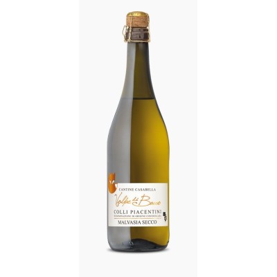 Vino Bianco Malvasia Secca Frizzante DOC Colli Piacentini Casabella - 750 ml