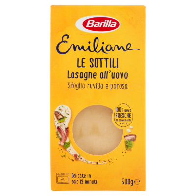 Pasta  Lasagne  all'uovo - confezione da 500 g