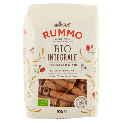 Pasta  Integrale Elicoidali Bio Rummo - confezione da 500 g