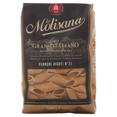 Pasta  Integrale Pennoni Rigati La Molisana  - confezione da 500 g