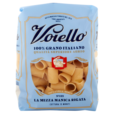 Pasta  La Mezza Manica Rigata Voiello - confezione da 500 g