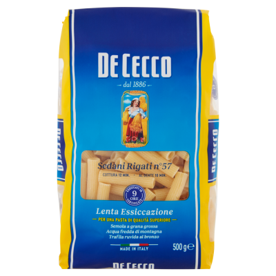 Pasta  Sedani Rigati  De Cecco  - confezione da 500 g