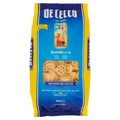 Pasta  Rotelle  De Cecco  - confezione da 500 g
