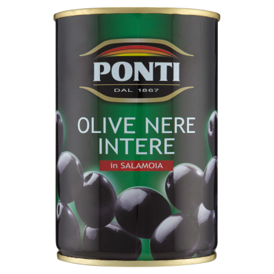 Olive Nere Intere Ponti - 400 g