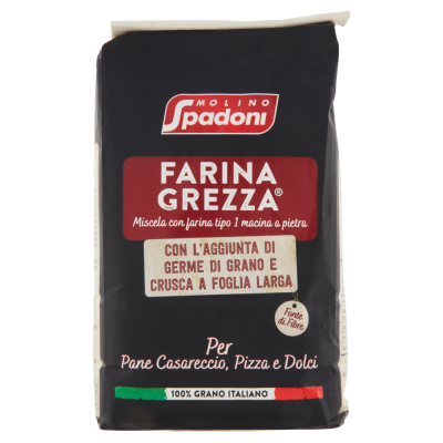 Farina di Grano Tenero Grezza Tipo "1" Macina a Pietra Molino Spadoni - 1000 g