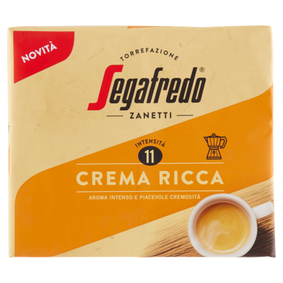 Caffè  Crema Ricca Zanetti Segafredo - confezione 2 da  225 g
