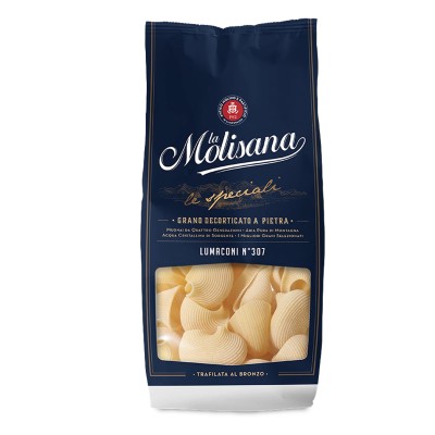 Pasta Lumaconi le Specialissime Trafilate al Bronzo di Semola di Grano Duro La Molisana - confezione da 500 g