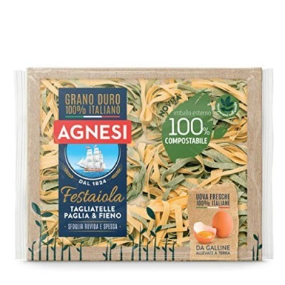 Pasta  Tagliatelle  Paglia e Fieno all'Uovo Agnesi - confezione da 250 g